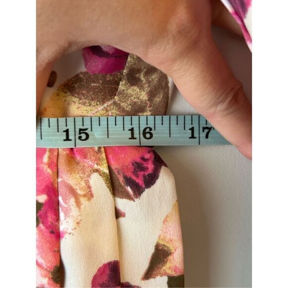 Leith pleated skirt floral dress size M Spring Easter Colorful - Picture 5 of 10